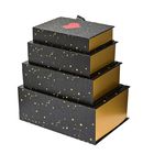 157g Art Paper Book Cardboard Boxes Pantone Color With Ribbon