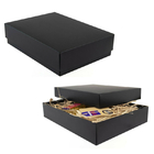 Eco Kraft Matt Finish Flat Pack Gift Box Easy Fold Self Assembly 1000gsm