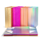 Cosmetics Paperboard Gift Boxes Holographic Laser Folding Lipstick Flap Packaging