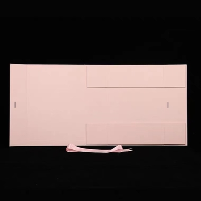 157g Paperboard Foldable Gift Boxes With Ribbon Handle