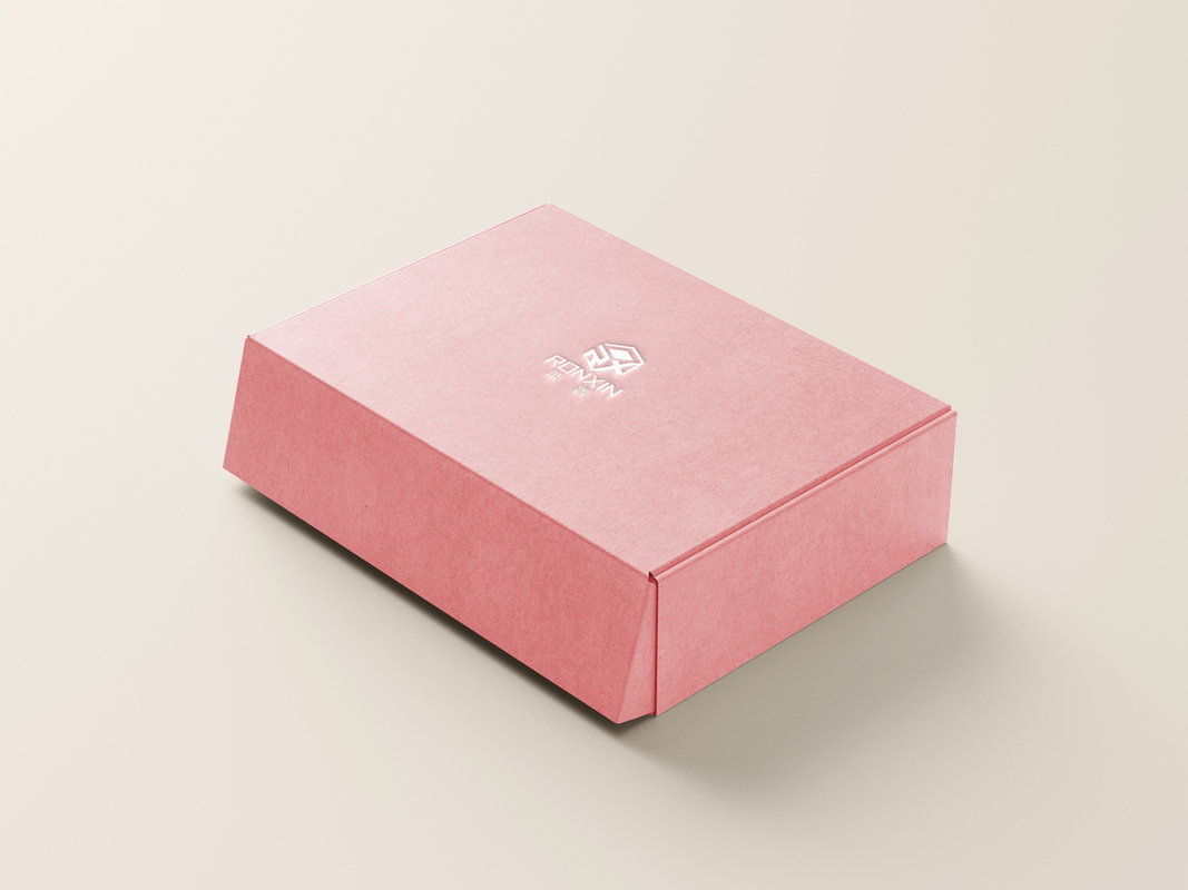 Pink Color Foldable E Flute Corrugated Box For Clothes Shoes Gift Packaging